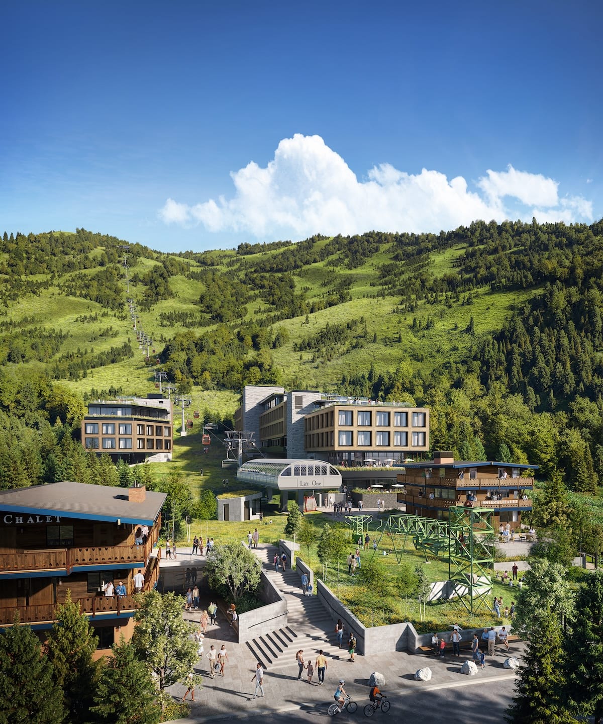 Chalet Alpina Masterplan Summer